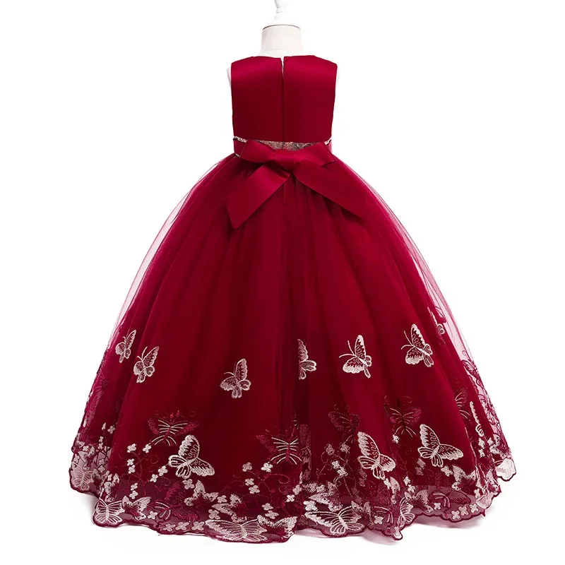 Vestido de boda para niñas, Poncho de princesa, vestido de espectáculo de flores, gran oferta, novedad