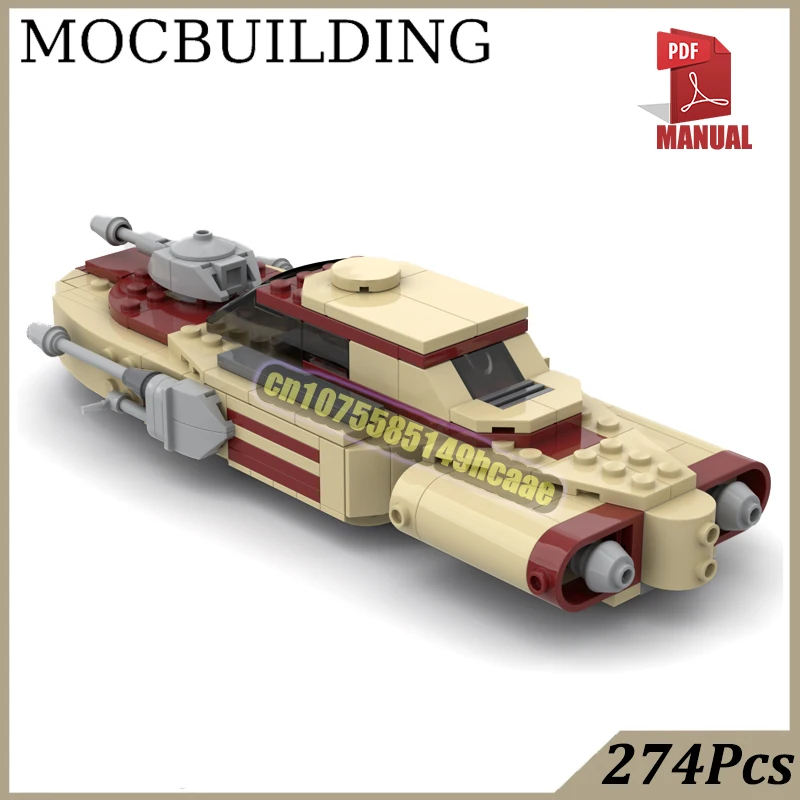 Bloques de construcción MOC para coche del desierto, juguetes de construcción DIY, vehículo de película espacial, regalo de cumpleaños, escena de estrella