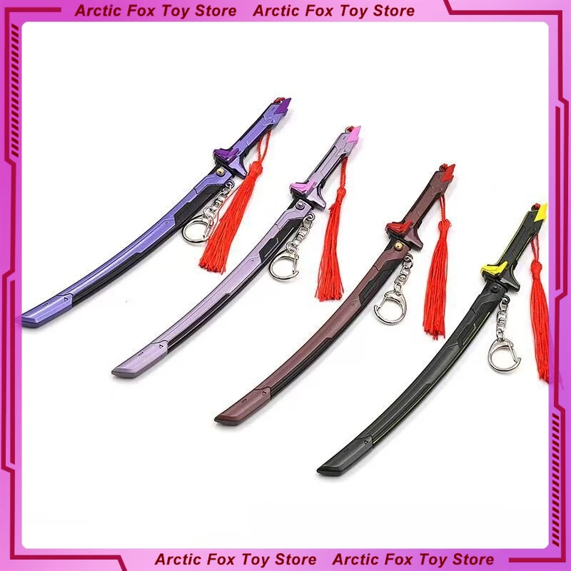 22cm New Game Figure Perimeter Metal Craftsmanship Model Scene Props Backpack Decorative Pendant Ornaments Christmas Gifts Toys