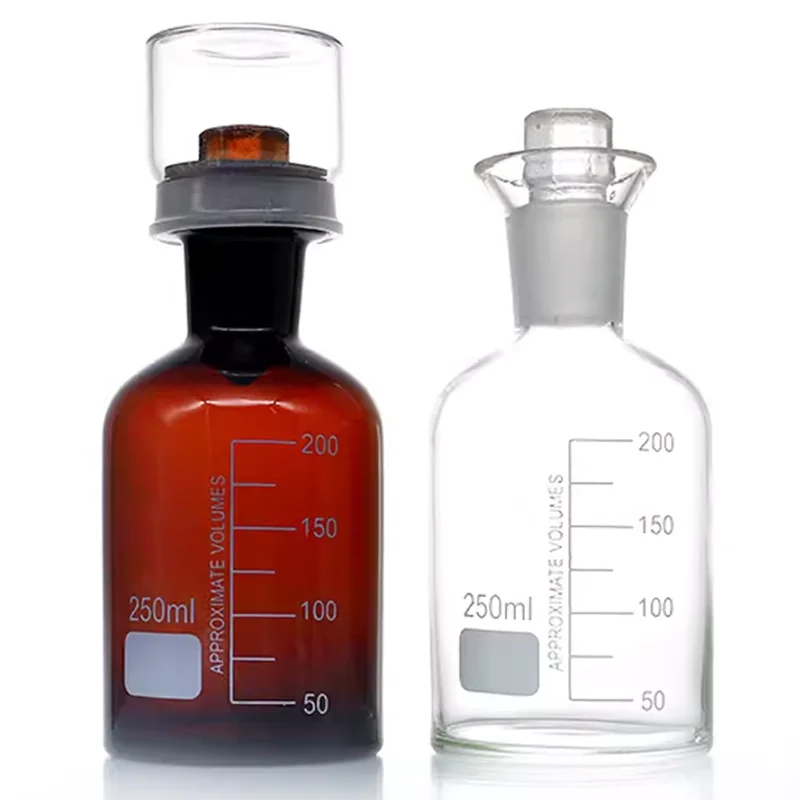 

Dissolved oxygen bottle 250ml sewage bottle glass sewage bottle culture bottle water sample bottle stopper bottle 500ml/1000ml