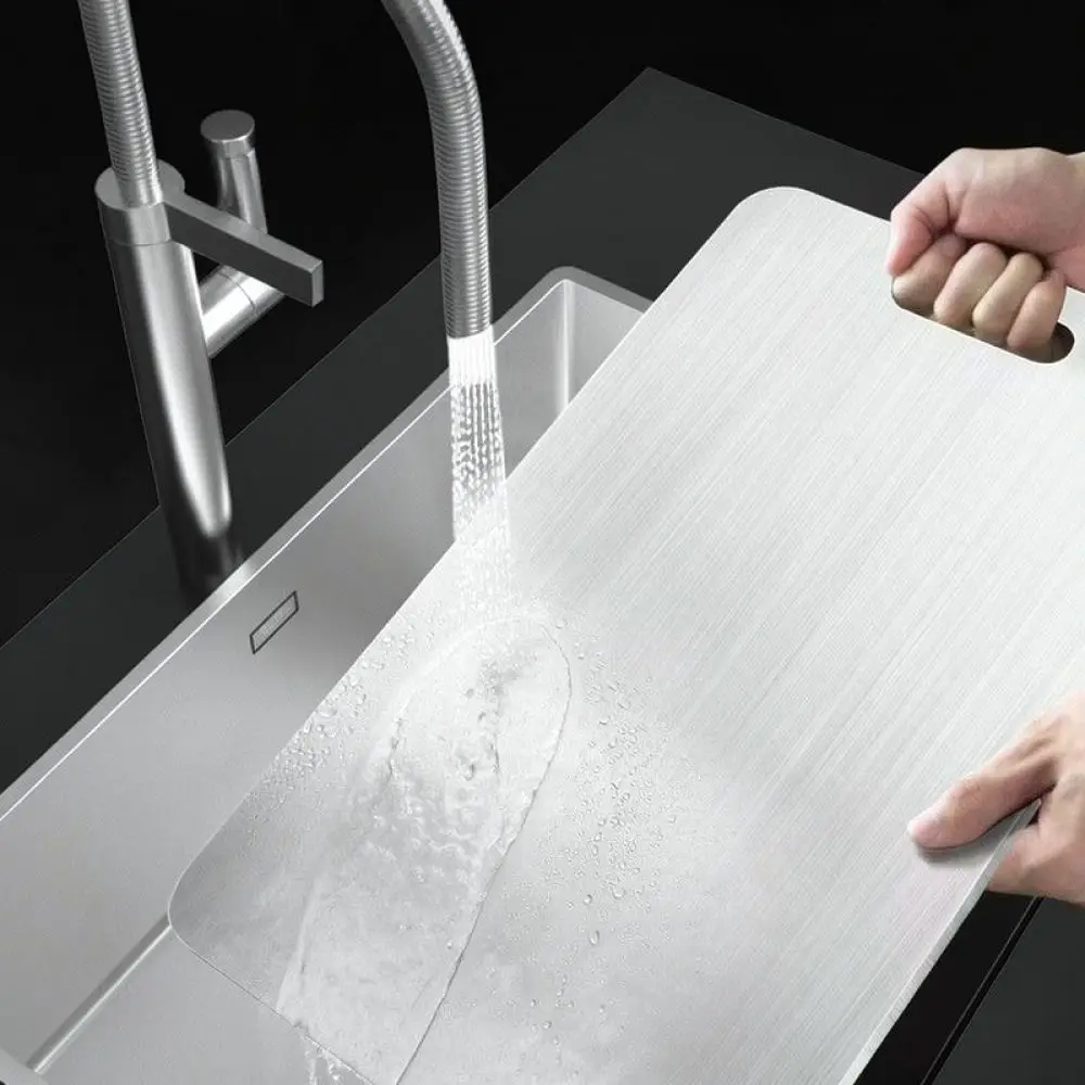 Premium Stainless Steel Chopping Board Kitchen Food Prep Plate For Zhongtai Durable Metal Cutting Surface Tray