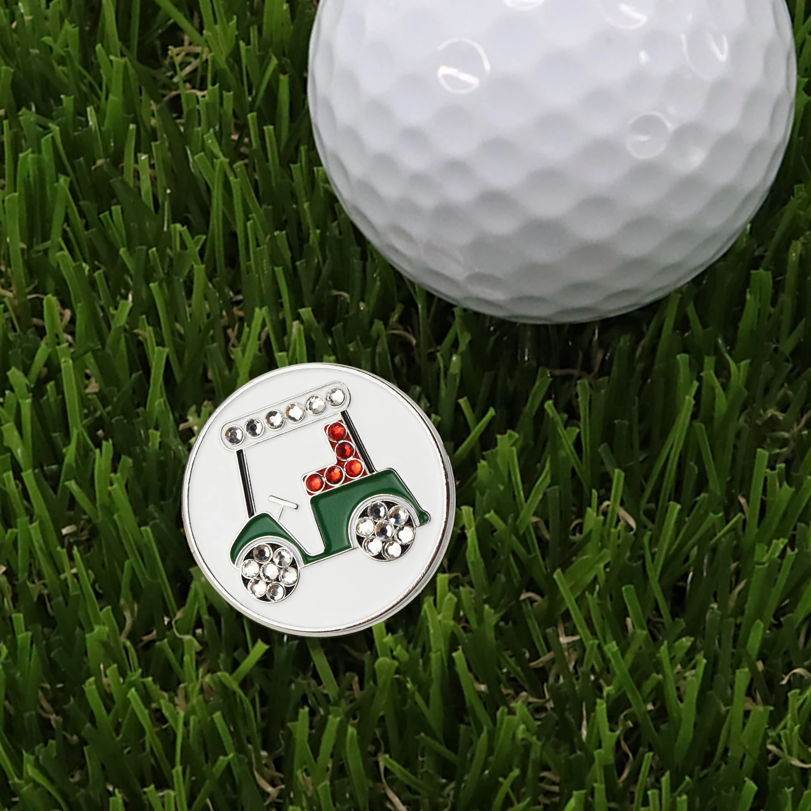 Golf Ball Marker for Ladies Men Value 6 Pack Golf Accessories Ballmarker Magnetic fit Golf Divot Tools Hat Drop Shipping