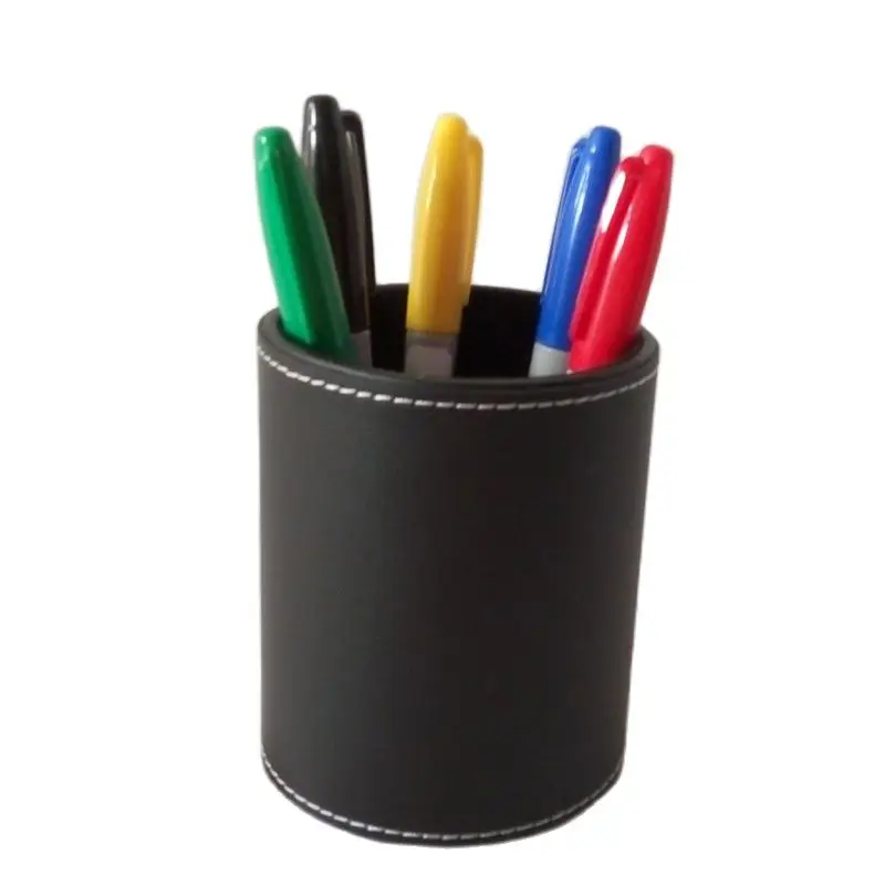 Magic Tricks Color Pen Prediction , Round Leather  Holder, Color Match, Mentalism, Stage Props, Professional, Amazing