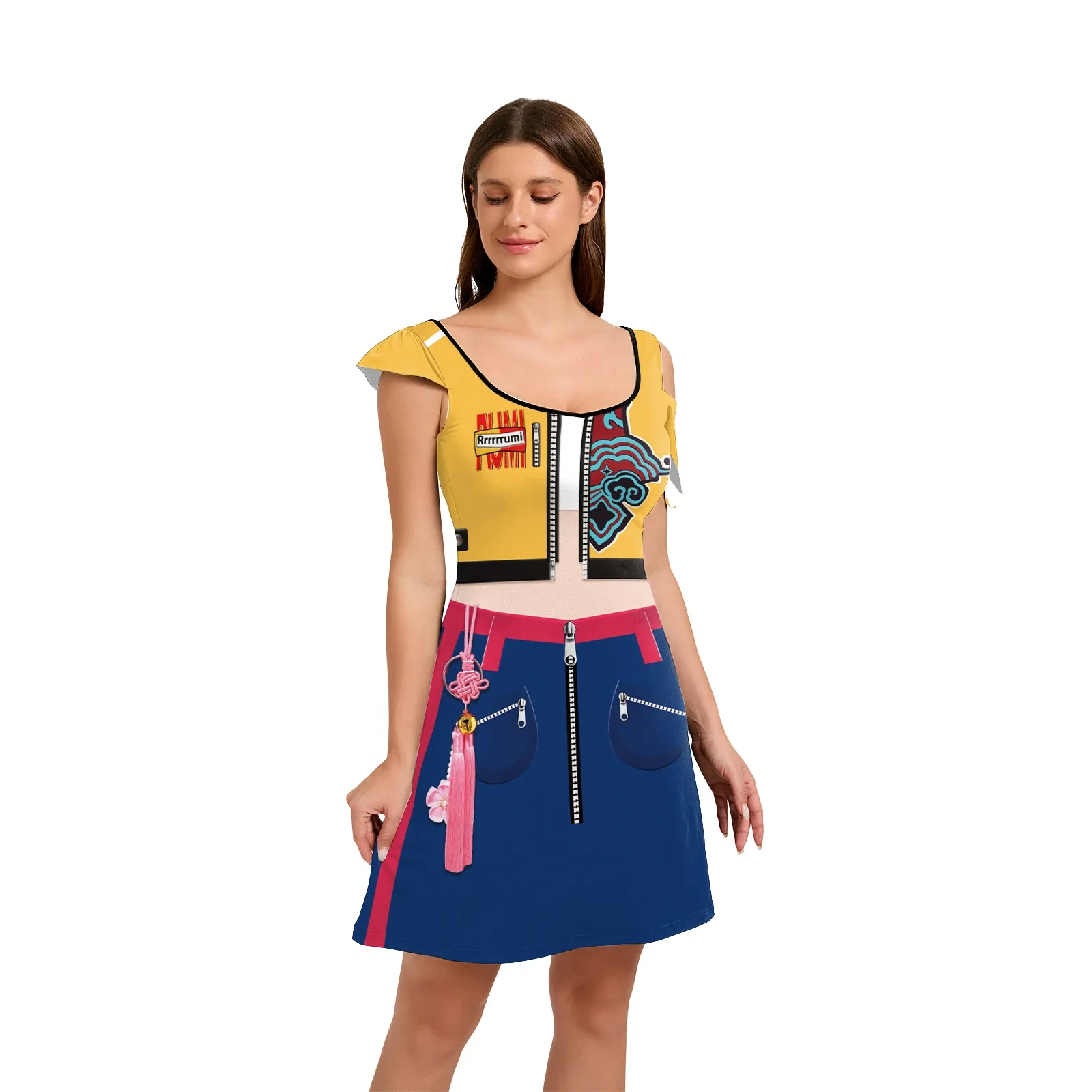 Anime KPop películas Demon Hunters disfraz de Halloween Cosplay Rumi Mira Zoey vestido carnaval fiesta de Navidad traje de mascarada mujeres