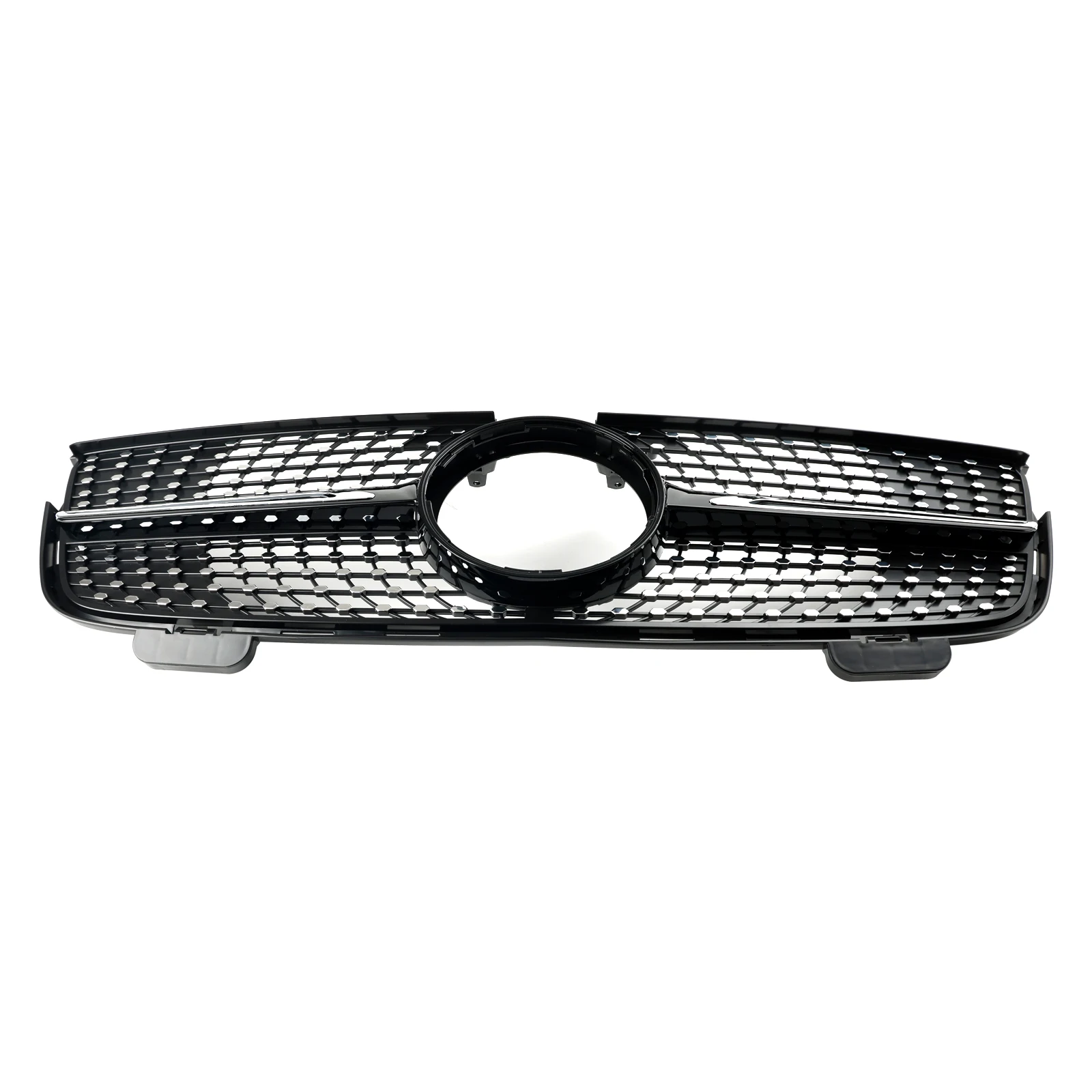 شبكة المصد الأمامي الماسية Artudatech مناسبة لسيارة Mercedes Benz GL-Class X164 2007-2009 كروم