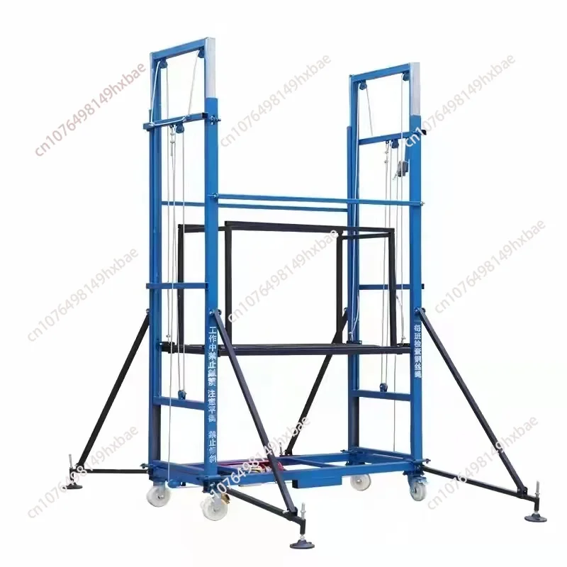 Electric lifting platform automatic remote control scaffolding