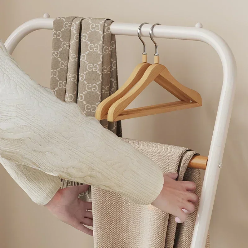 Multi-Function Clothes and Hat Rack Dormitory Bedside Garment Rack Simple Entryway Coat Stand Nordic Style Clothing Organizer