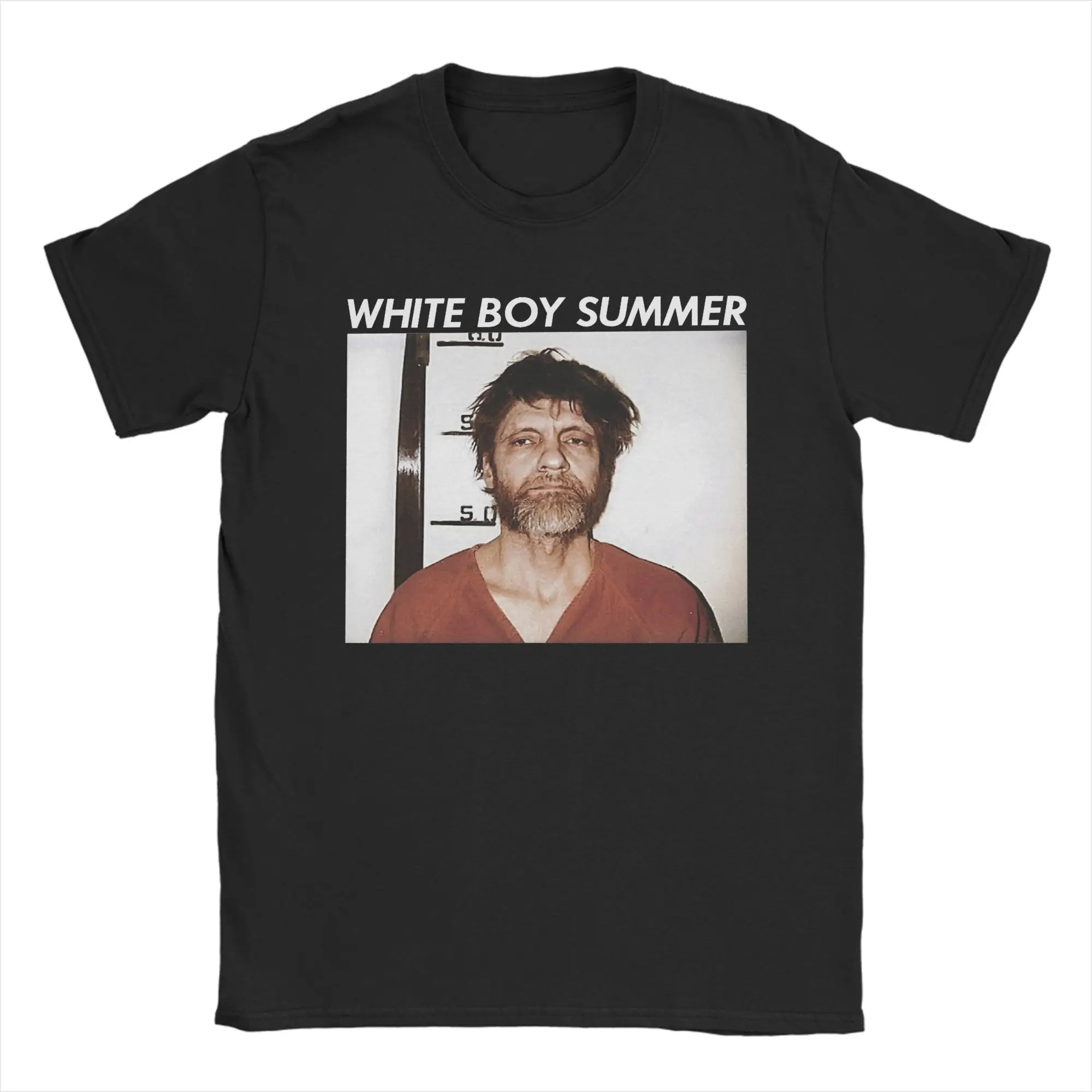 TED KACZYNSKI  T-Shirts Men Women  Novelty 100% Cotton Tee Shirt Round Collar Short Sleeve T Shirt Plus Size Clothes