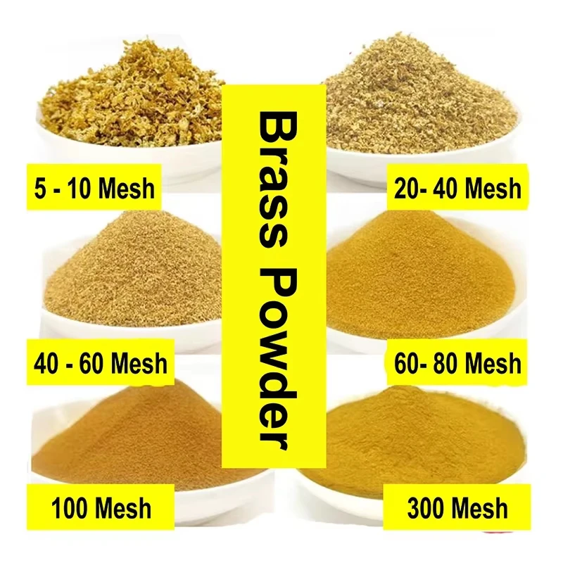 Brass Powder Metal Powder For Cold Casting and Inlay Work Derusting Abrasive
