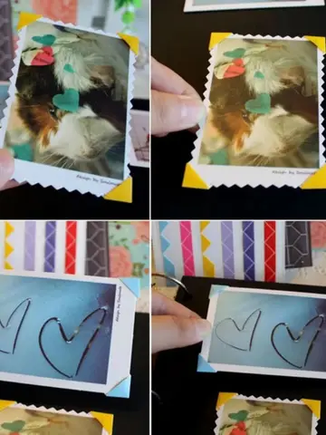 10 시트 DIY 사진 코너 스크랩북 종이 앨범 수제 사진 프레임 스티커 핸드북 앨범 사진 코너 스크랩북 종이