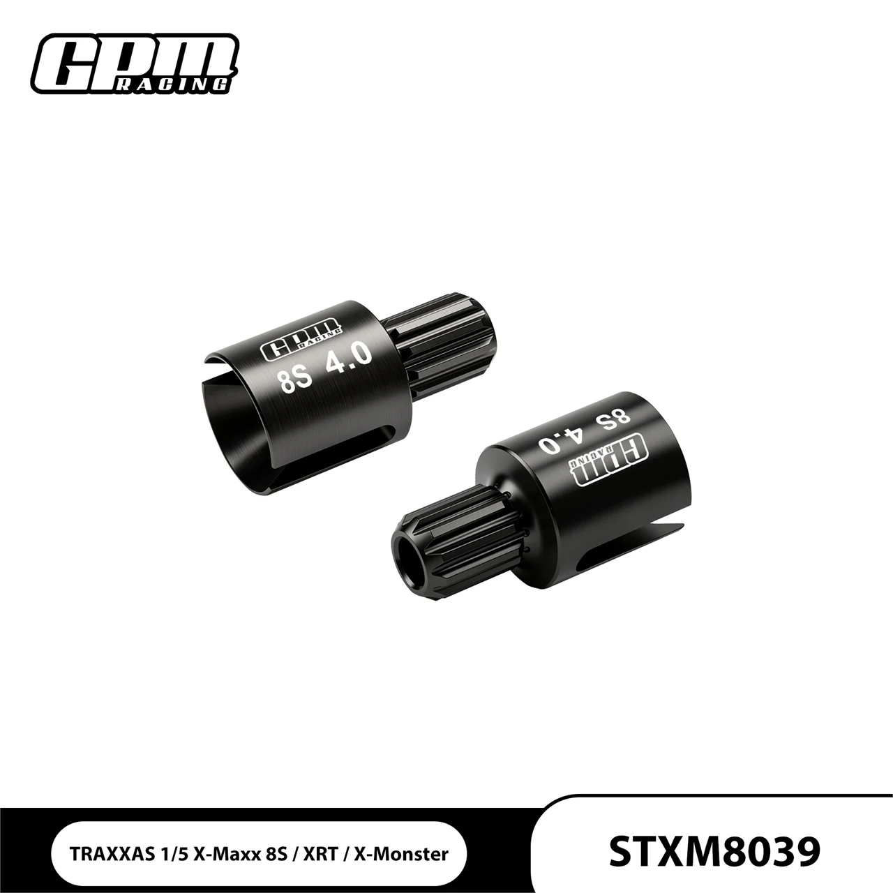 GPM # 45 stalen voor- en achterste aandrijfbeugels voor de TRAXXAS 1/5 X-Maxx 8S, X-Monster en 1/6 XRT.