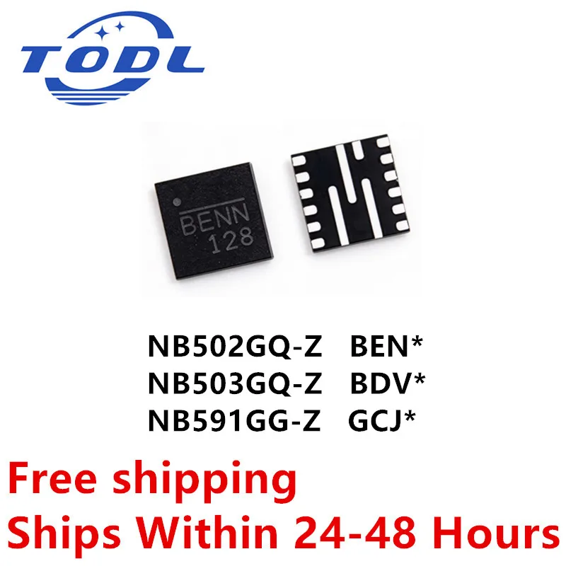 (1piece)100% New NB503GQ-Z NB503GQ NB503 BDVN BDV* NB502GQ-Z NB502GQ NB502 BENK BEN* QFN-16 NB591GG-Z NB591GG NB591 GCJ QFN-11
