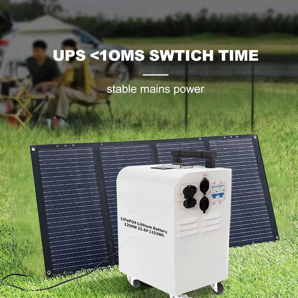 

Portable 2000W/3000W Power Bank Station with 3200WH Lifepo4 Outdoor Solar ’MPPT Controller Car Source RV Port