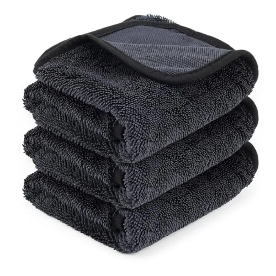 Leikedun Chiffon Magique Total Clean Micro Fibre XXL 3-Pack - Chiffon Miro France pour cabine de douche, voiture, nettoyage domestique, 40x60cm