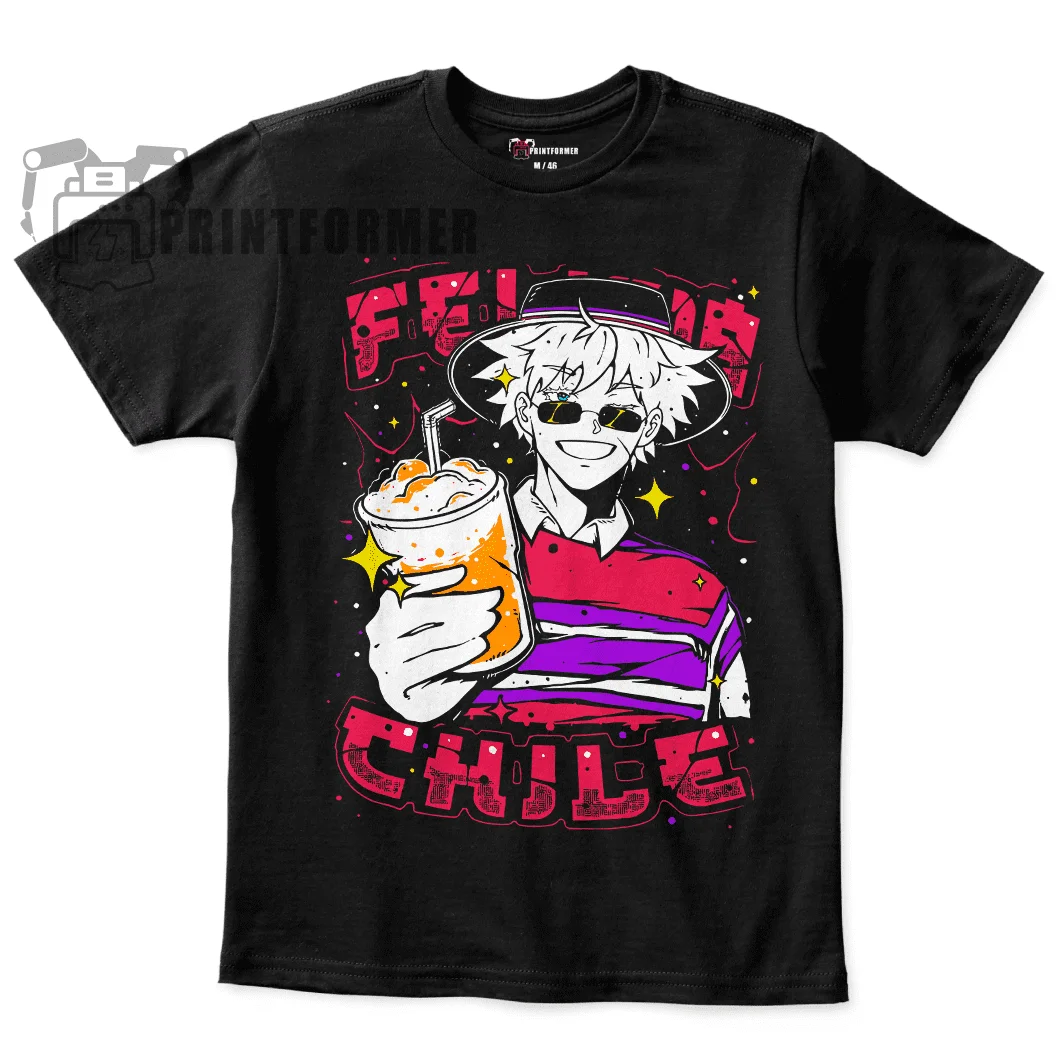 

Unisex T-shirt Satoru Gojo Resting with Orangeade