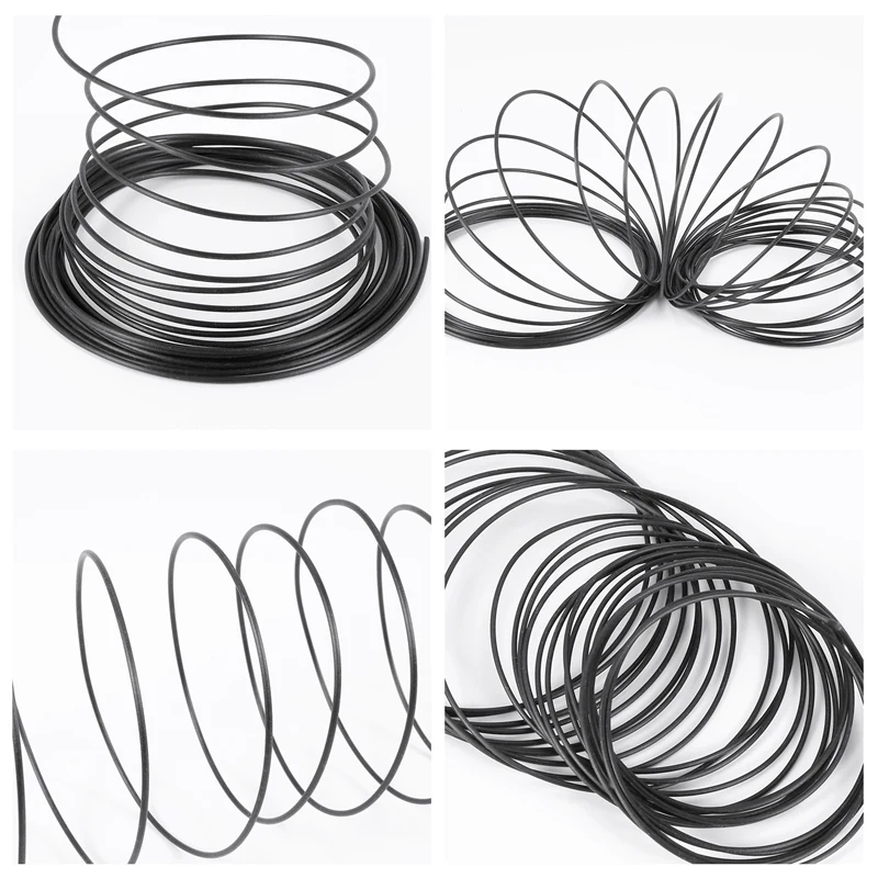 خيوط طابعة ABS 3D 1.75 مم عالية الجودة بطول 10 أمتار لطابعات أقلام خربشة ثلاثية الأبعاد - أسود