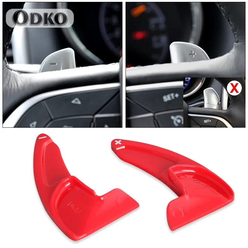 

Car Steering Wheel Paddle For Jeep Grand Cherokee Charger Challenger Durango ABS Carbon fiber DSG Shifter Extension