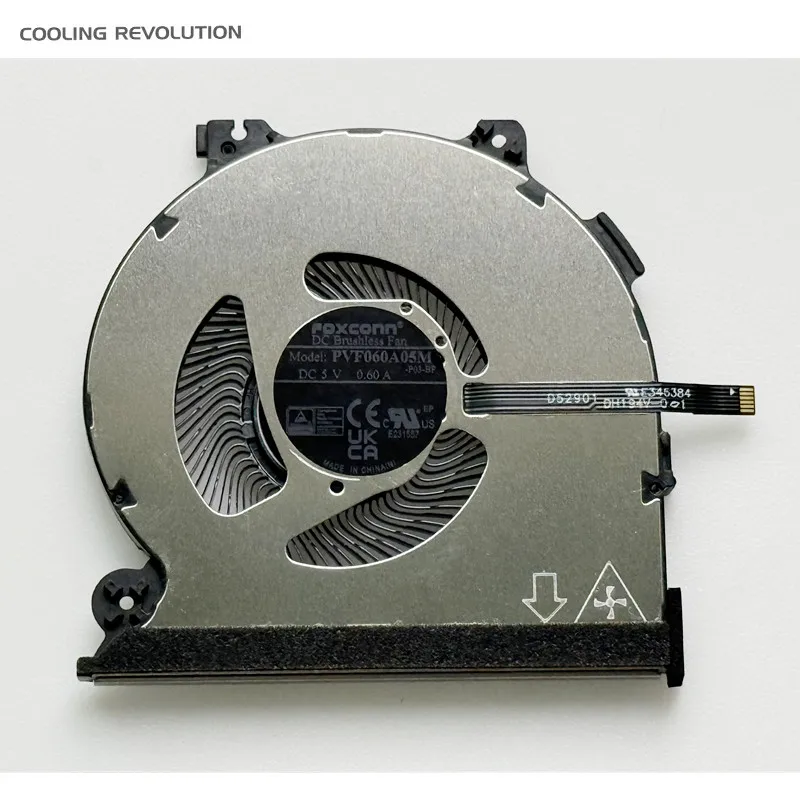 New Original CPU Cooling Fan For Microsoft Surface Laptop 7 13.8in Model: 2036 13N4-17B4522 PVB060A05M-P03-BF DC 5V 0.60A 6Pin