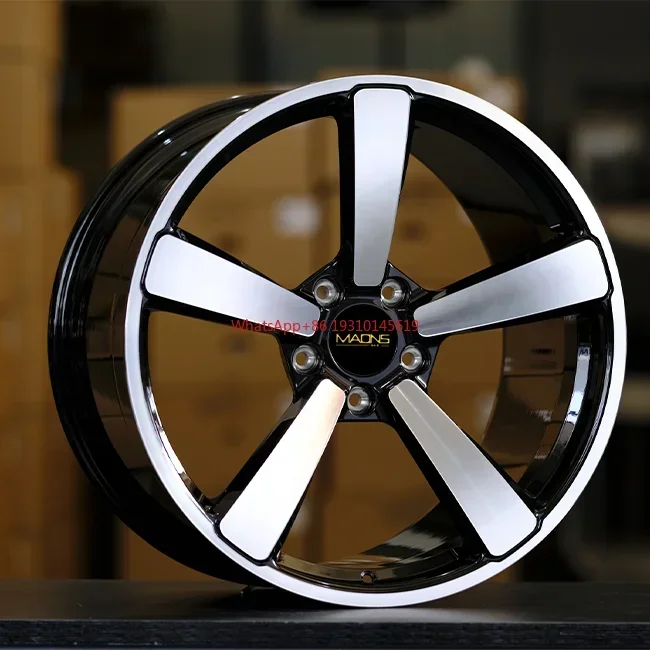 

2026 New Arrival5 Spoke Black Center Forged Wheels 20-21 Inch 5x130 For 911 Series