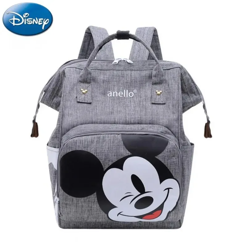 

New Disney Diaper Bags Women Backpack Mickey Mouse Travel Nursing Bag Baby Care Large Capacity Mommy Multifunction Shoulder Bag