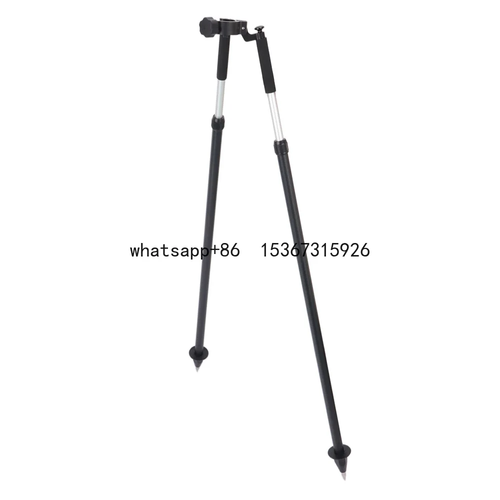 DZ22A black Aluminum Bipod With Thumb Release Clamp For Prism Pole Leveling Rod  Survey