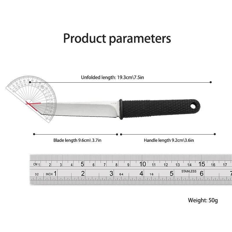 Wild Survival Knife, Portable Mini Pocket Knife, Stainless Steel Fruit Knife Meat Knife, Suitable For Outdoor Campi image 3
