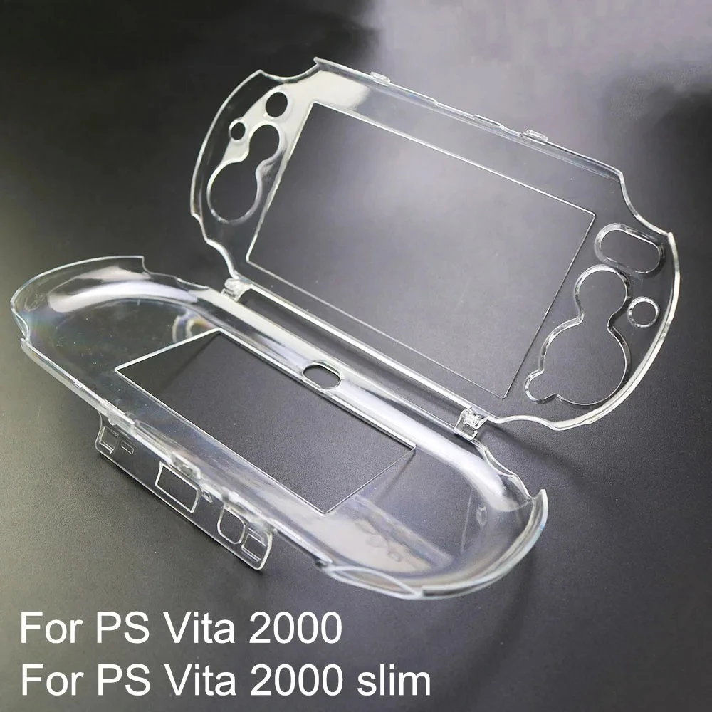 1PC For PS Vita 2000 Slim / PSV Clear Crystal Protective Case Hard Guard Shell Slim Gaming Transparent Skin Protection PSV Cover