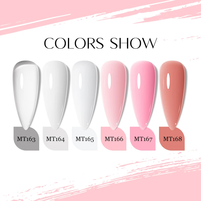 100ml Poly Extension Nail Gel Builder UV Nail Hard Gel Milky White Clealr Nude Pink Acrylic Crystal Soak Off Nail Extension Gel