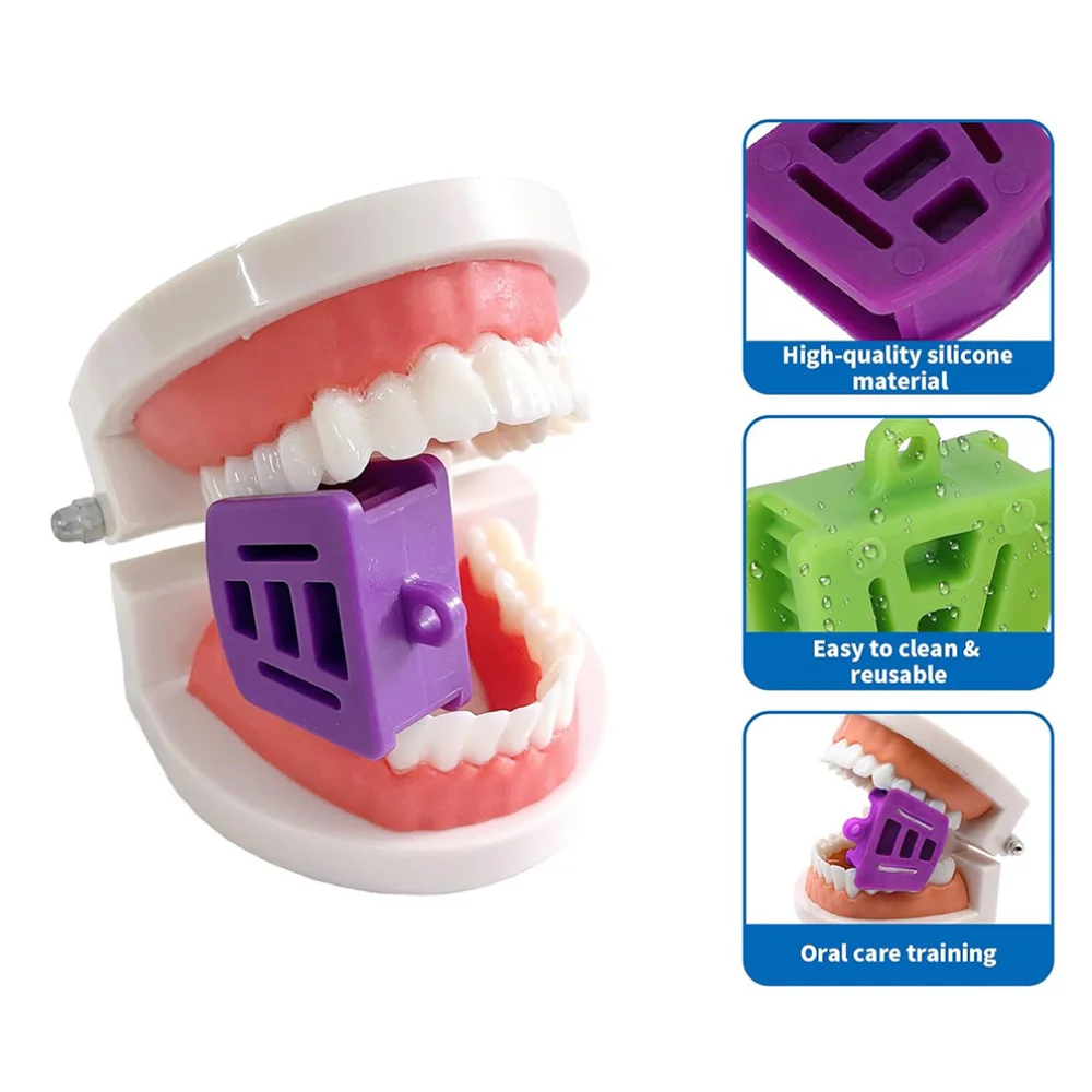 AG 3Pcs/Set Size S/M/L Dental Mouth Opener Occlusal Pad Teeth Prop Bite Rubber Retractor Latex Orthodontic Dentistry Tool - view 2