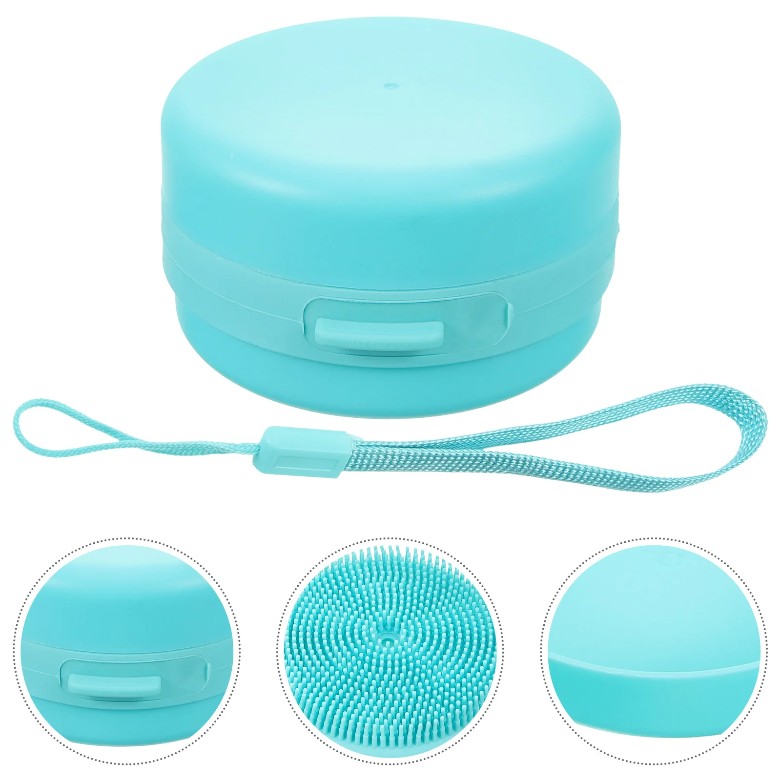 Household clean Tools Silicone Bath Brush Portable Massager Baby Head Scrubber