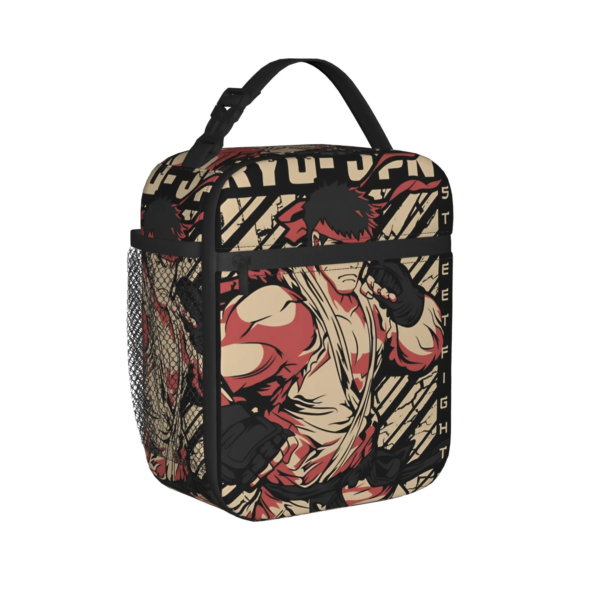 Streets Fighters RYU Movie 2026 Thermal Insulated Lunch Bags for Travel  Portable Food Bags Men Women Thermal Cooler Lunch Boxes