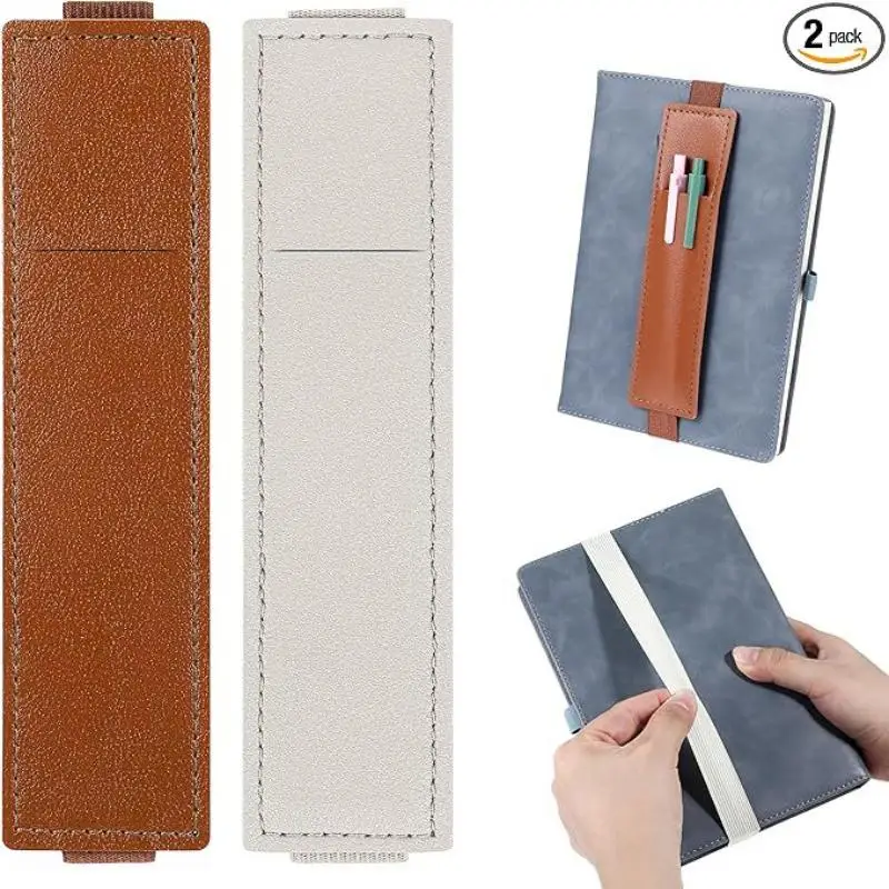 1PCS Elastic Notebook Band Holders Adjustable Pen Sleeve Pencil Pouch Holder Strap For Notebook Binder