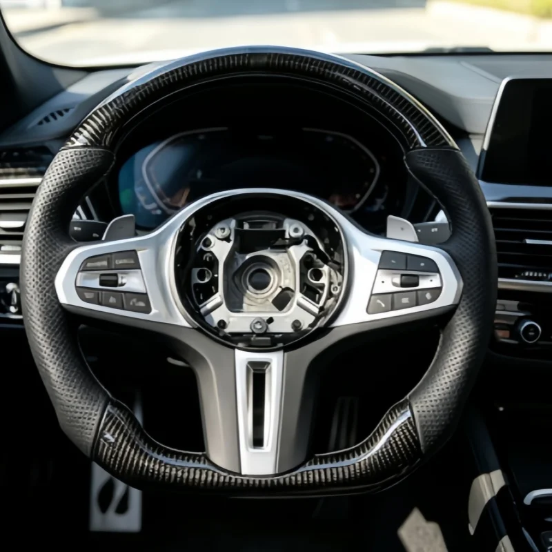 

Индивидуальный руль из карбона и кожи для BMW G20 G30 G11 G12 G13 G14 G15 G16 G30 G31 G32 G38