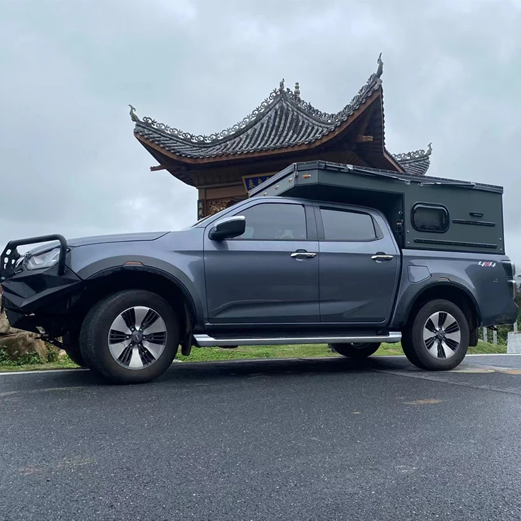 Factory Outlet High Quality Outdoor Off-Road Slide Camping Lightweight Truck Pickup Camper