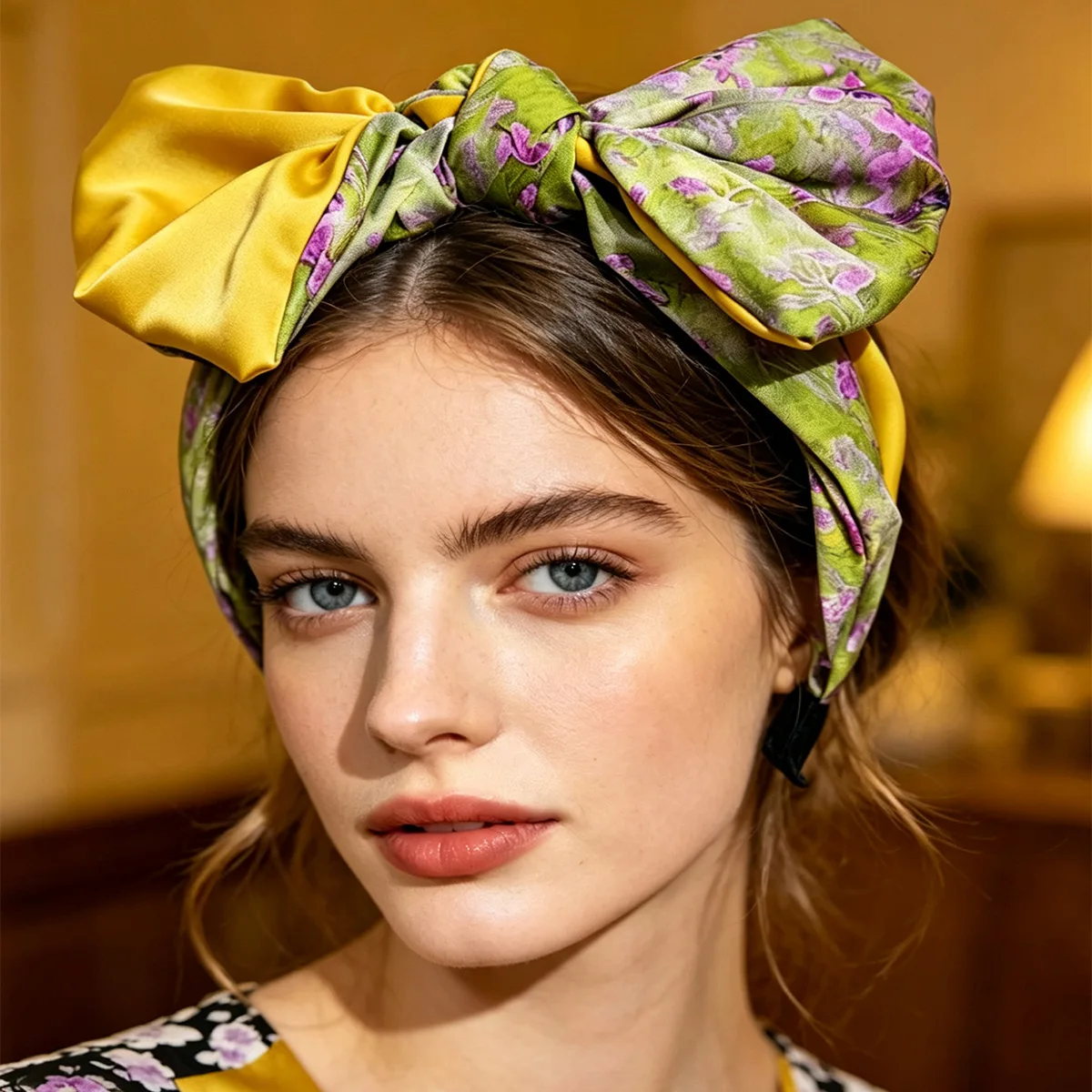 faixa-de-cabelo-larga-de-cetim-com-laco-de-bolinhas-vintage-para-mulheres-estilo-coreano-prendedor-de-rabo-de-cavalo