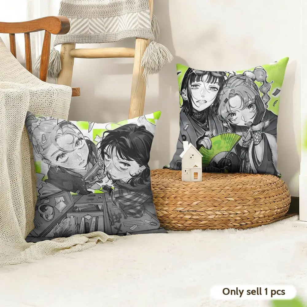 The G-Guy She Was Interested In Wasn't A Guy At All Cushion Cover Linen Square Pillow Case Durable Non-Allergenic Kind To Skin