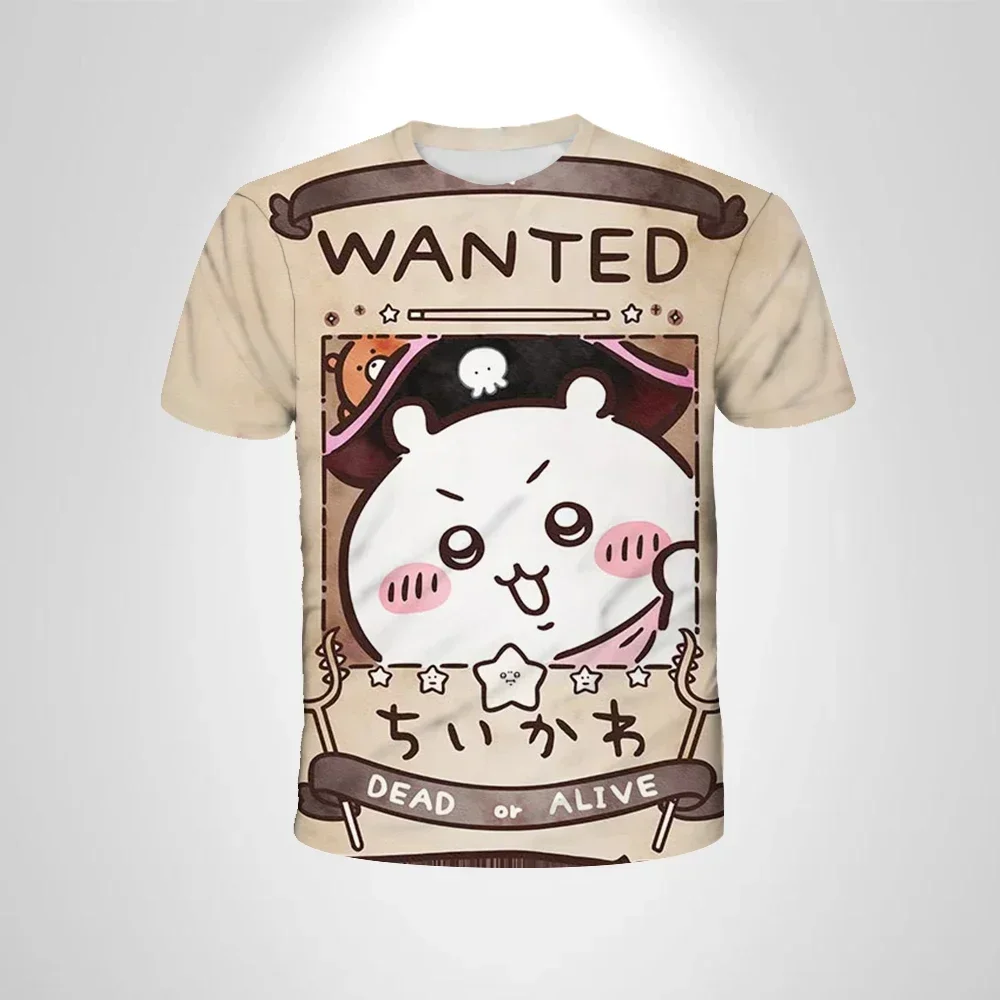 

Chiikawa USAGI 3D Print Sport Quick Dry Breathable Tshirt Anime Harajuku Street Y2K Adult Parent-child Boy Girl Short Sleeve TOP