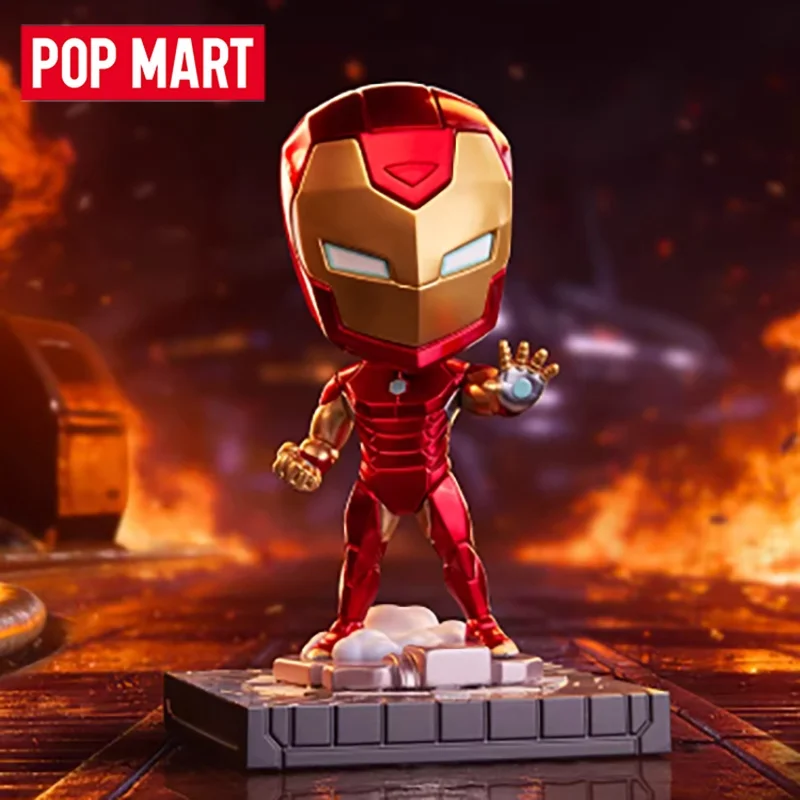 

POPMART IRONMAN A JOURNEY THROUGH ARMORS Series Mystery Box Genuine Blind Box Guess Toys Bag Anime Figure Desktop Ornaments