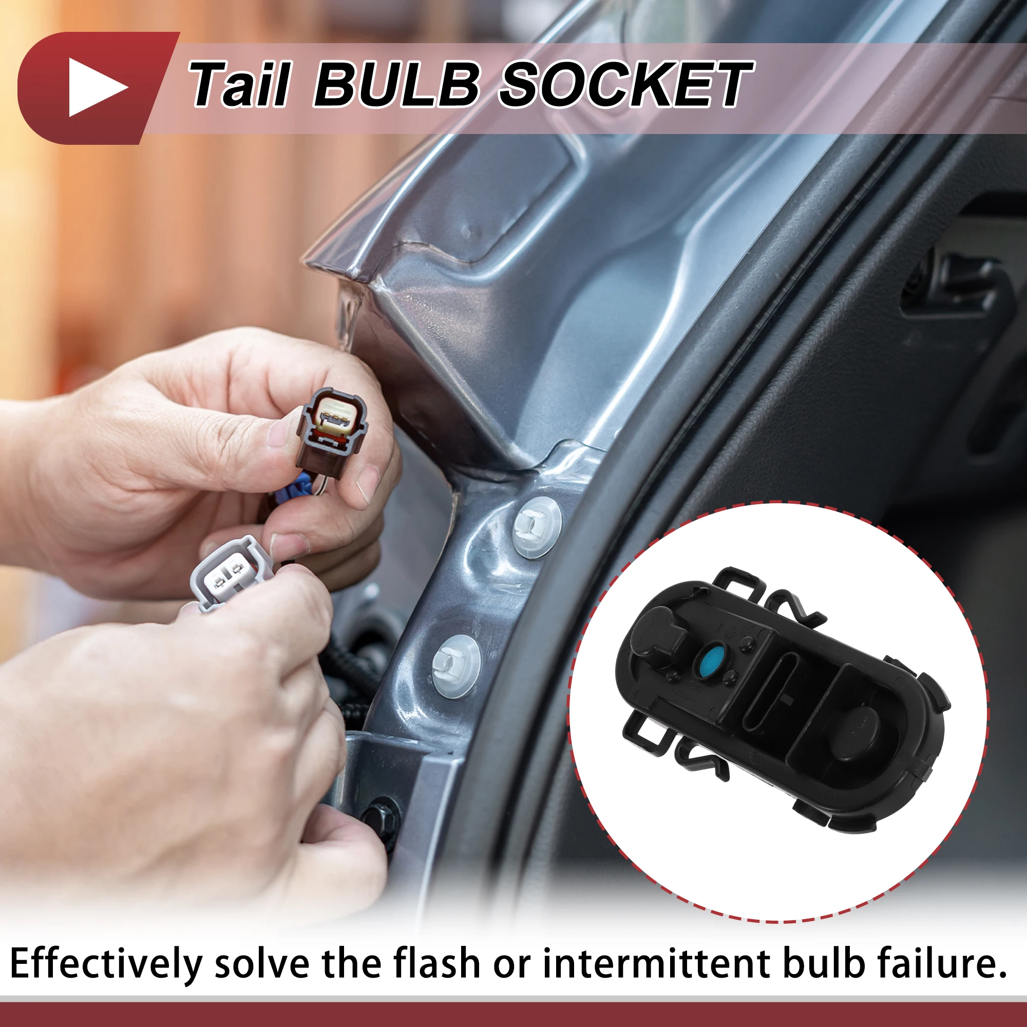 X Autohaux 1 قطعة مقبس الإضاءة لسيارات BMW X1 sDrive28i xDrive28i 2.0L L4 الغاز رقم 63217456407 #3