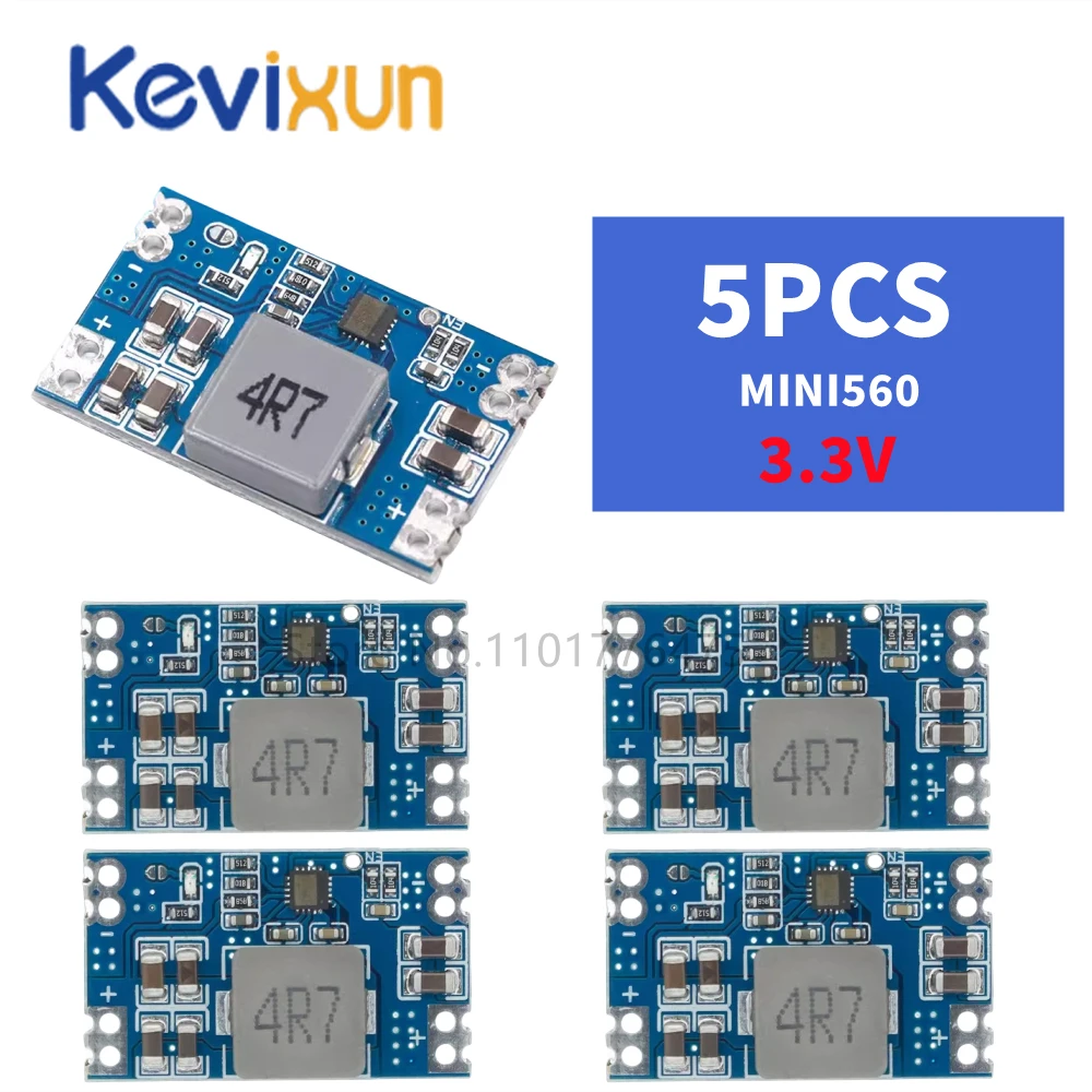 High Efficiency Output 3.3V 5V 9V 12V 5A mini560 Step Down DC-DC Converter Voltage Regulator Buck Stabilized Power Supply Module