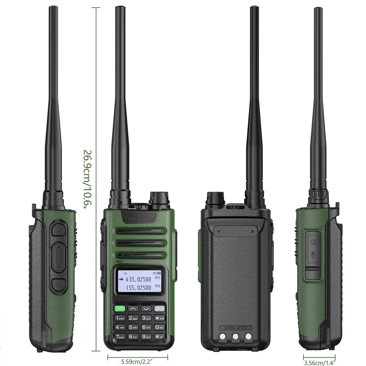 Radio amateur Transcsec bidirectionnelle, bande de touristes haute puissance, talkie walperforé, chargeur de type C, longue portée de 10km