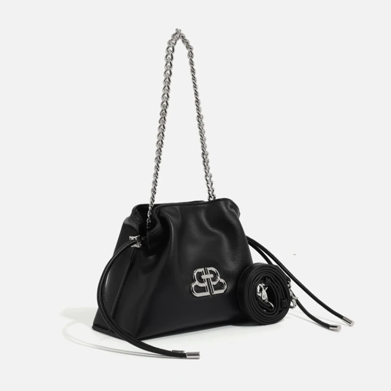 

2025 New Cloud Bag - Soft Leather Underarm Purse, Chain Strap Bucket Bag, Crossbody/Shoulder Strap, Trendy & Elegant