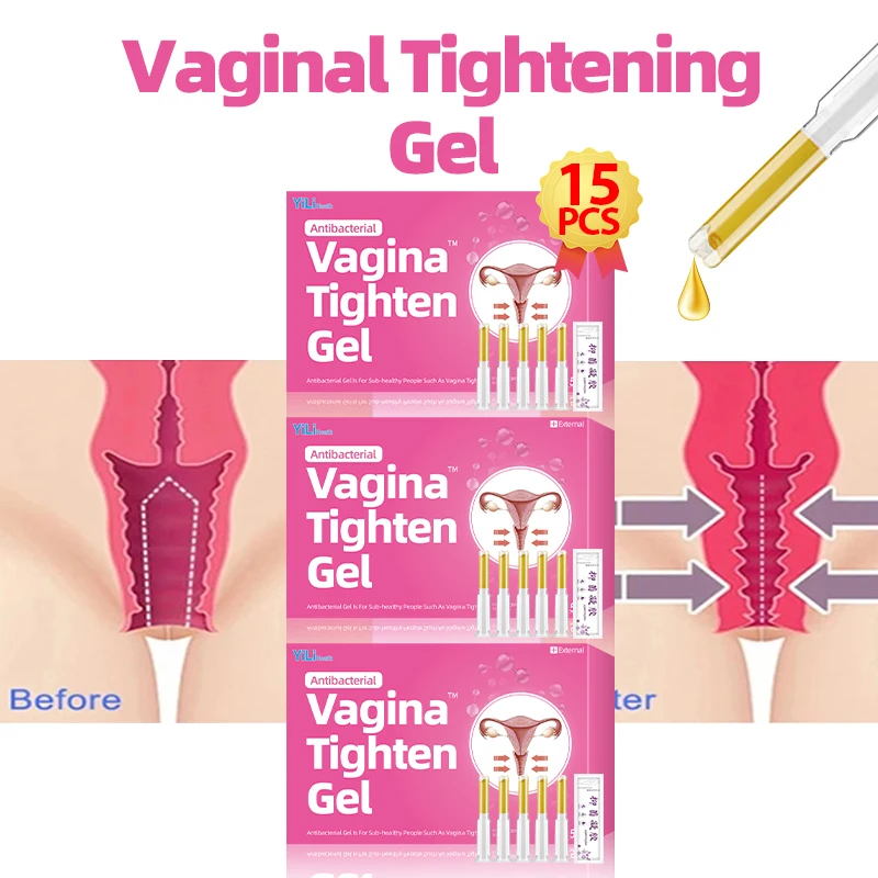 15pcs Female Care Cleansing Vagina Gel Detox For Women Tightening Vaginal Products Viginia Odors Eliminating 3Cycles 15Days