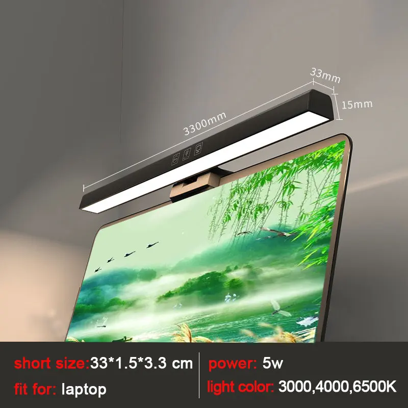 Moniter Lightbar Pc Máy Tính Lampara Ligth Bar Luce Màn Đen Thanh Thị Hiển Sáng Hình Bàn Monito Bảng Đèn Ánh Led Cong