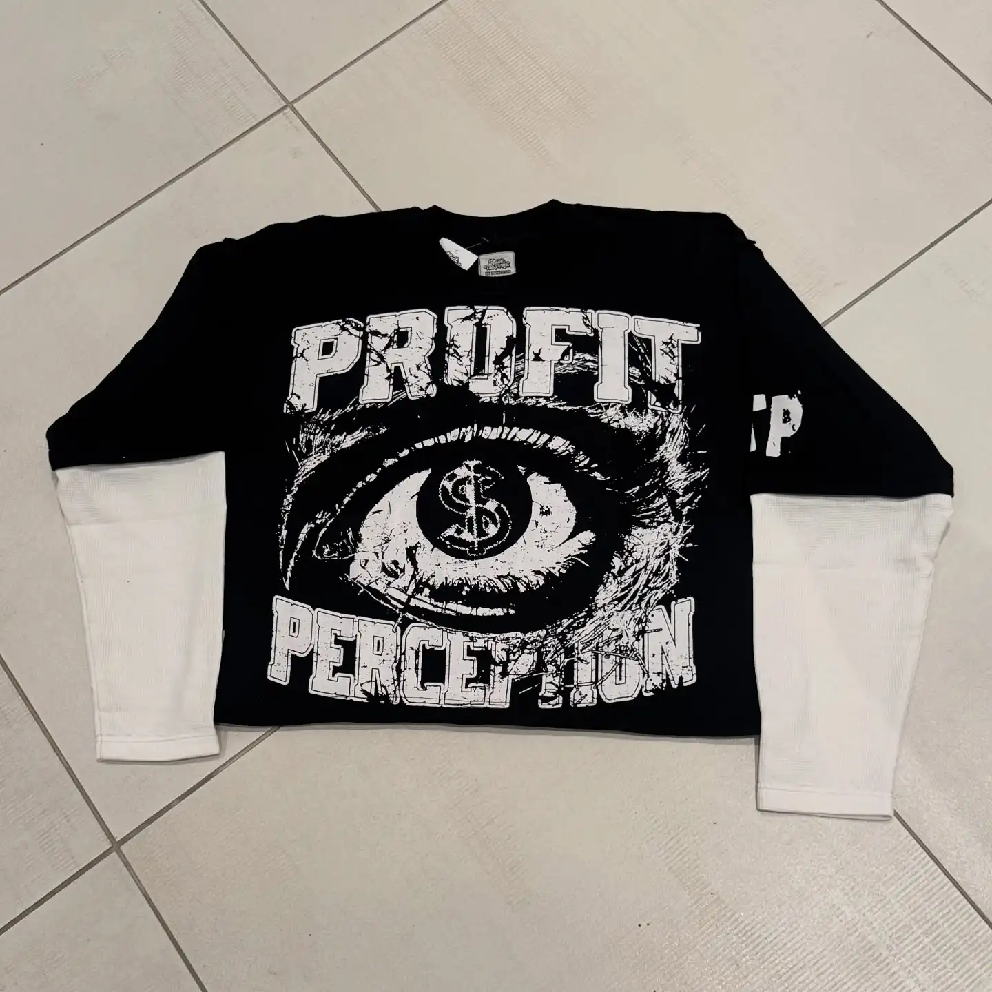 

2000S New Summer Fashion Oversized Loose Print Breathable Long Sleeved Male Harajuku Retro Hip Hop Couples Leisure Sports Tops