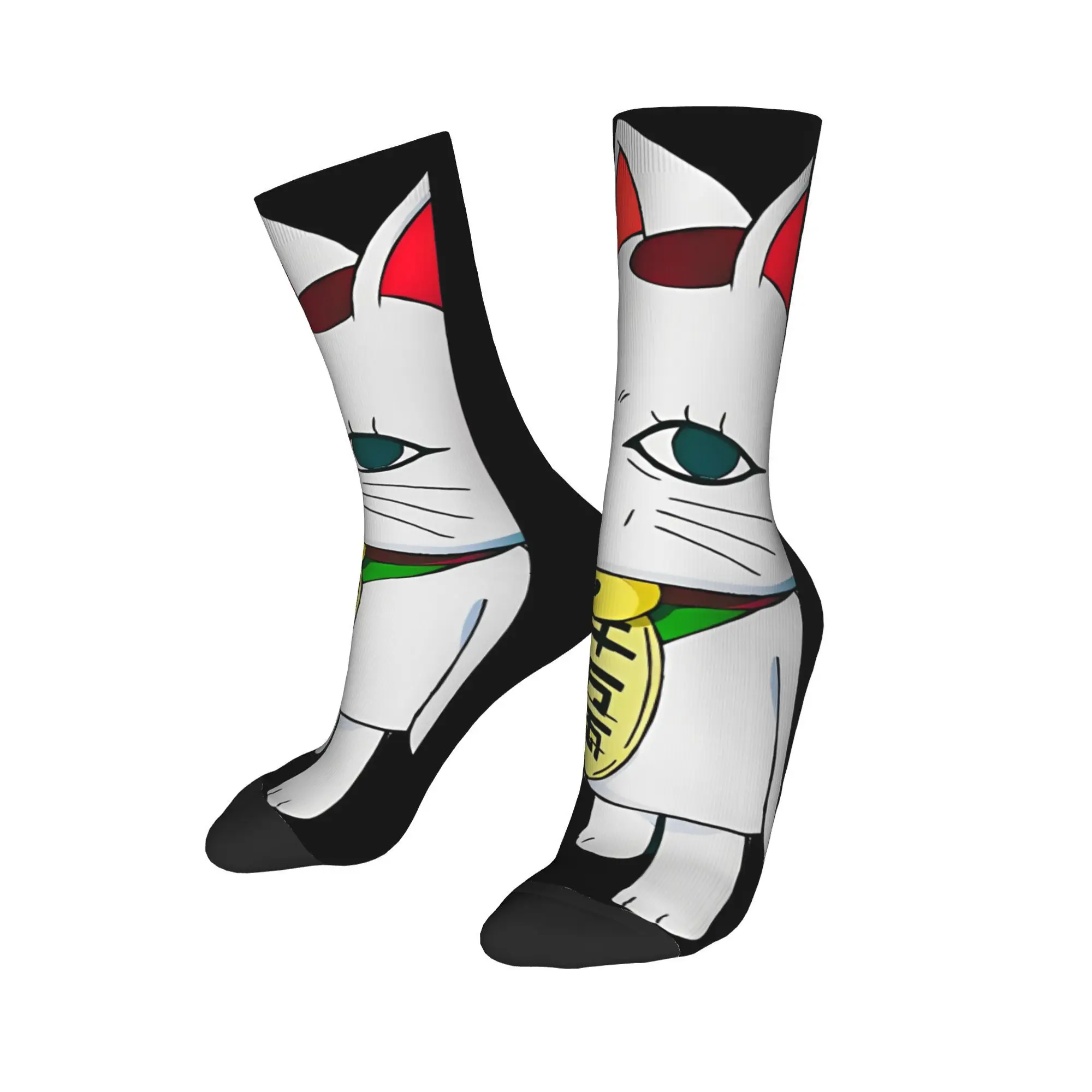 جوارب DanDaDan جوارب شتوية للزوجين على الطراز القوطي جوارب متوسطة ناعمة بتصميم جوارب مضادة للانزلاق