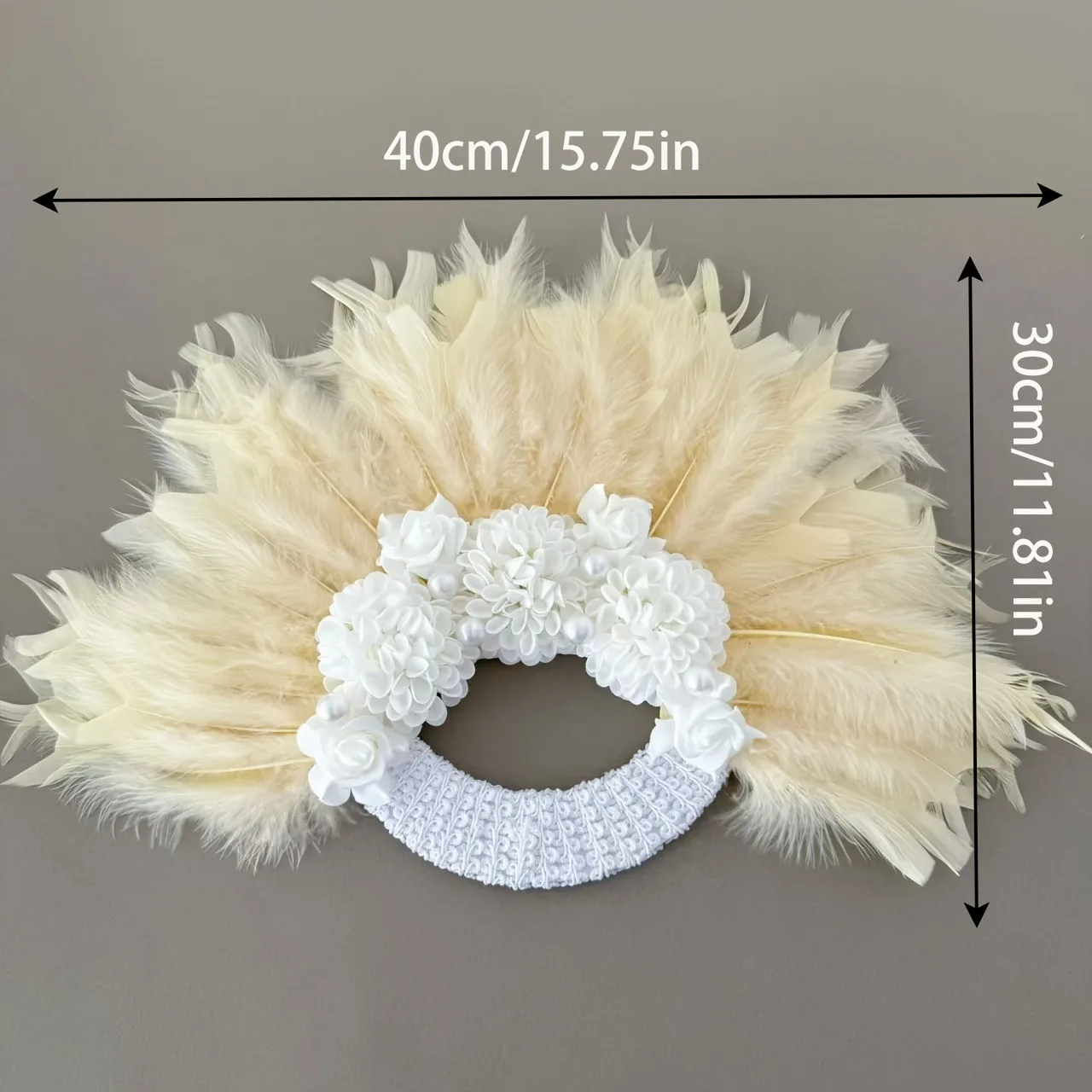 Bohemian wedding fan, suitable for weddings, Christmas, Valentine's Day, Easter, and themed parties - elegant party accessory