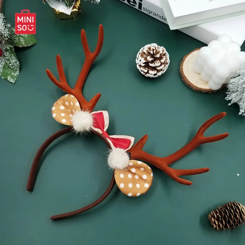 Новинка 2025, рождественская кофейная юбка с оленем, повязка на голову с большими рогами, креативная наклейка на лицо, праздничная одежда для взрослых с лосем