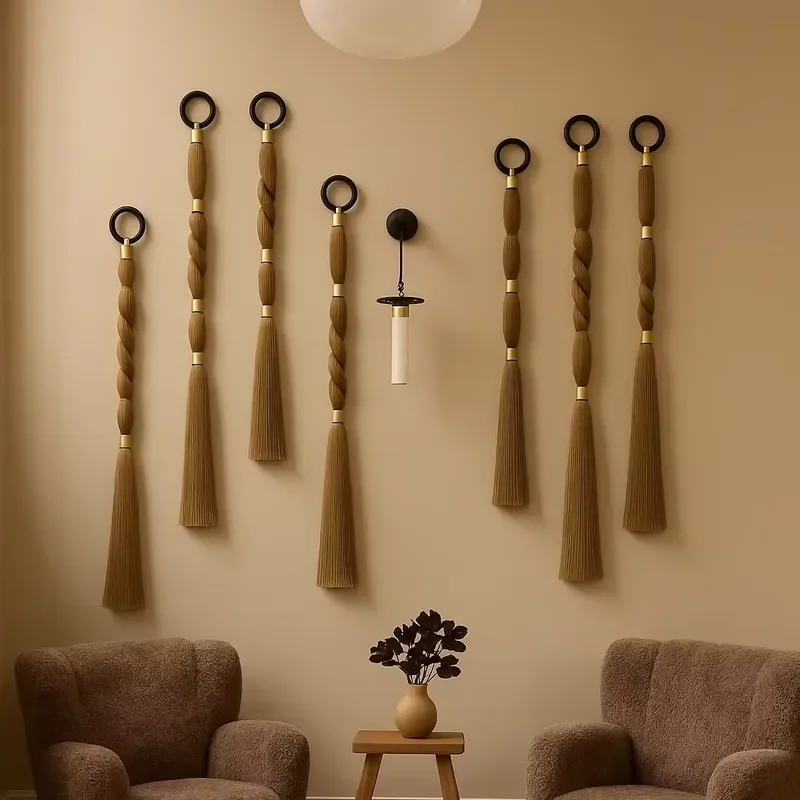 Bohemian Home Wall Tassel Decorations New Style Polyester Macrame Wall Hanging Design Art Ornaments Housewarming Anniversary