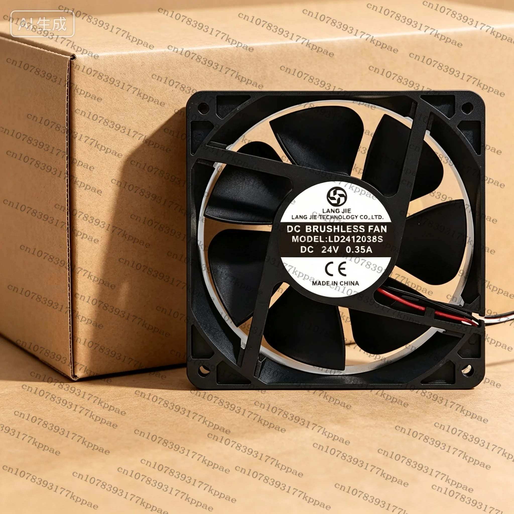 Replacement FOR Langjie 12038 Axial Fan DC24V 12CM DC Welding Machine Fan Box Cooling Fan